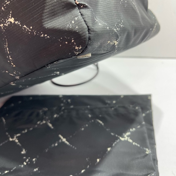 Chanel Travel Line in Black  and white nylon , with nylon dust bag. - Picture 6 of 16